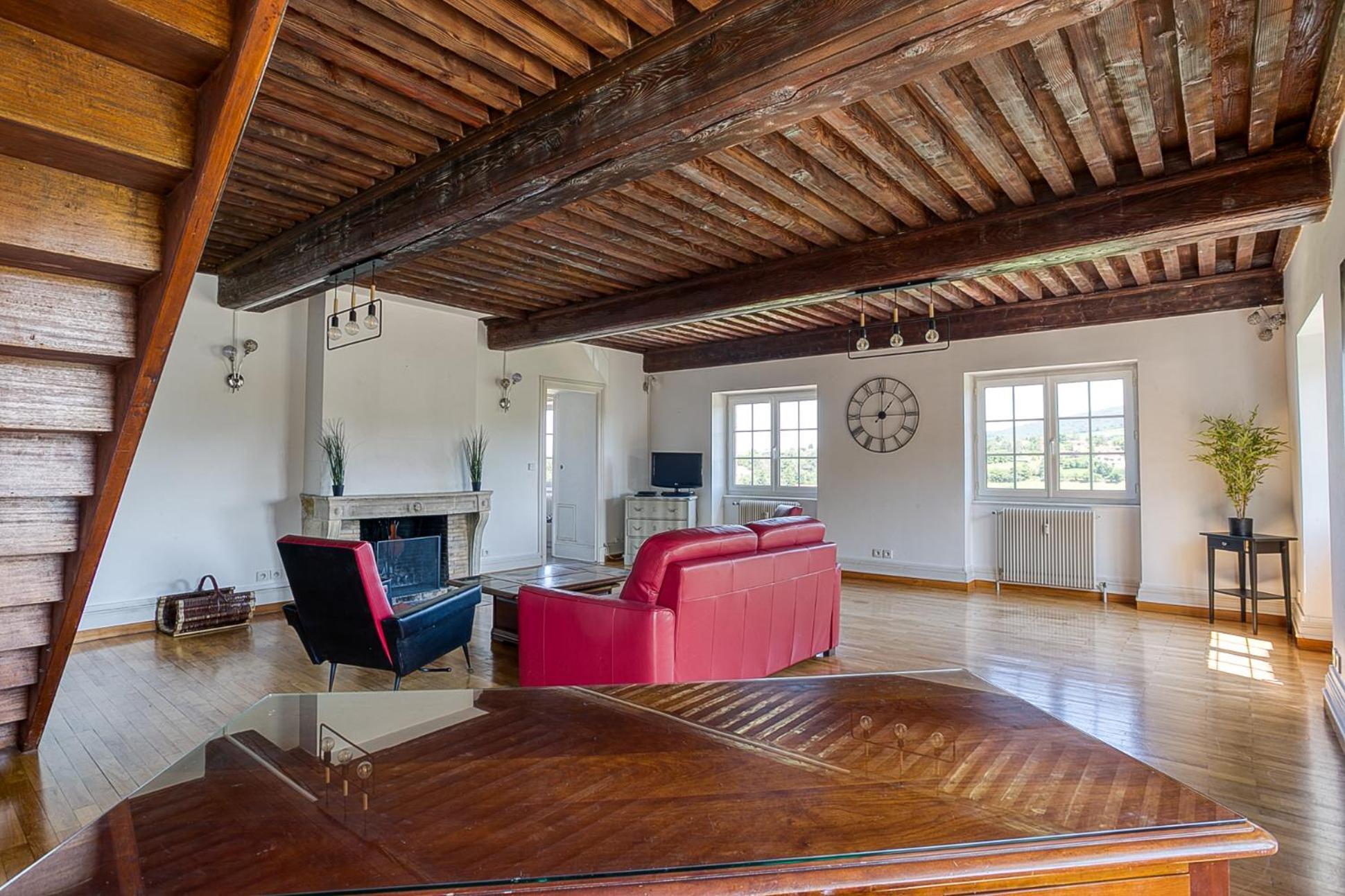 Sejourner Au Chateau De La Roue Grand Appartement Lissieu Bagian luar foto