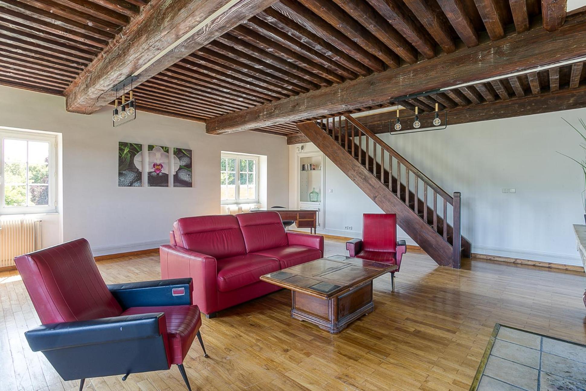 Sejourner Au Chateau De La Roue Grand Appartement Lissieu Bagian luar foto