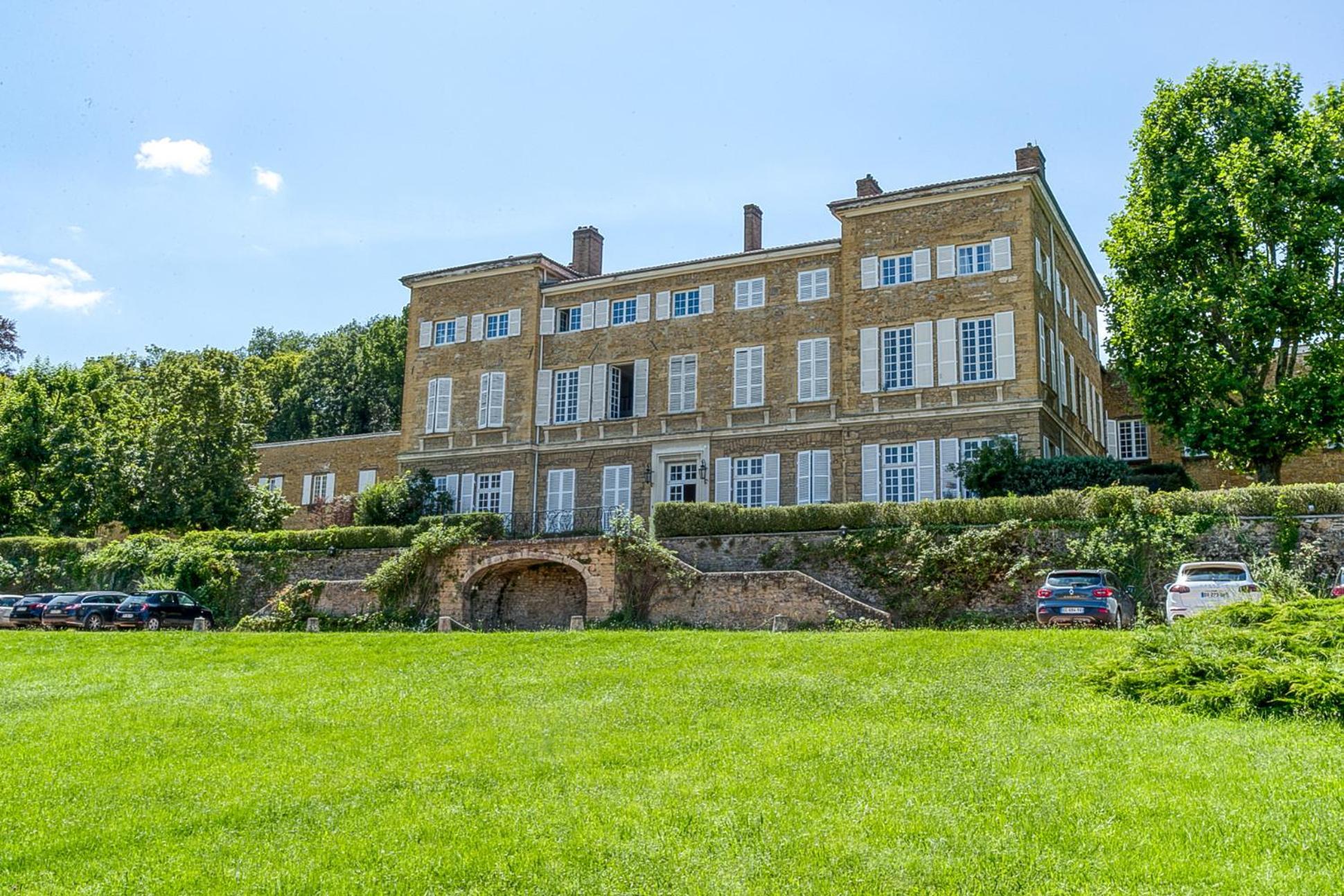 Sejourner Au Chateau De La Roue Grand Appartement Lissieu Bagian luar foto